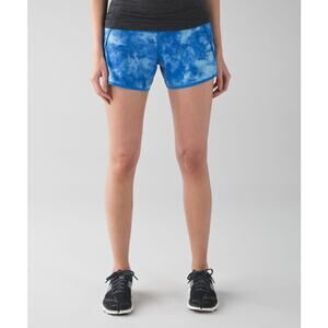 Lululemon Run Times Shorts Tidal Trip Pipe Dream Blue / Pipe Dream Blue